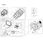 Samsung DVG50M7450W/A3-00 dryer parts | Sears PartsDirect