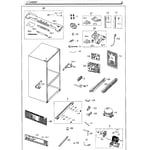 Samsung RF260BEAESG/AA-02 bottom-mount refrigerator parts | Sears