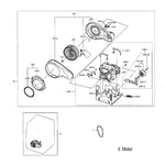 Samsung DVE45M5500P/A3-00 dryer parts | Sears PartsDirect