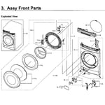 Samsung WV55M9600AW/A5-00 washer parts | Sears PartsDirect