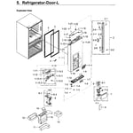 Samsung RF23M8070SG/AA-00 bottom-mount refrigerator parts