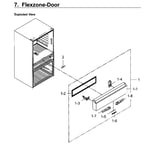 Samsung RF23M8590SR/AA-00 bottom-mount refrigerator parts | Sears ...