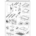 Samsung RF261BEAESG/AA-00 bottom-mount refrigerator parts | Sears