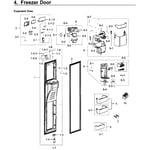 Samsung RH22H9010SR/AA-02 side-by-side refrigerator parts | Sears