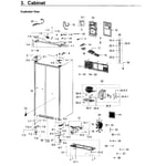 Samsung RH22H9010SR/AA-03 side-by-side refrigerator parts | Sears