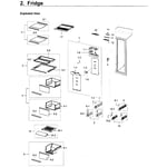 Samsung RH22H9010SR/AA-05 side-by-side refrigerator parts | Sears