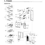 Samsung RH22H9010SR/AA-06 side-by-side refrigerator parts | Sears