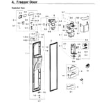 Samsung RH22H9010SR/AA-06 side-by-side refrigerator parts | Sears