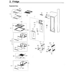 Samsung RH22H9010SR/AA-08 side-by-side refrigerator parts | Sears