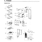 Samsung RH22H9010SR/AA-09 side-by-side refrigerator parts | Sears