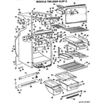 GE TBX20DFB top-mount refrigerator parts | Sears PartsDirect