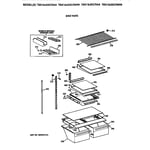 GE TBX18JAXCRWW top-mount refrigerator parts | Sears PartsDirect