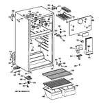 Hotpoint CTX14CYBFRAA top-mount refrigerator parts | Sears PartsDirect