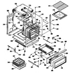 GE JGRS14GEP2BG gas wall oven parts | Sears PartsDirect