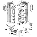 GE CSX22BCXDWH side-by-side refrigerator parts | Sears PartsDirect