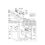 Looking for LG model LDF7811ST dishwasher repair & replacement parts?