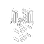 Looking for LG model LMX25984ST/00 bottom-mount refrigerator repair