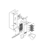 LG LSC27921SB05 side-by-side refrigerator parts | Sears PartsDirect
