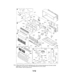 LG LP070CED1 heating & cooling combined unit parts | Sears PartsDirect