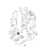 LG LFC20760SW/03 bottom-mount refrigerator parts | Sears PartsDirect