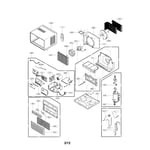 LG LWHD1209R room air conditioner parts | Sears PartsDirect