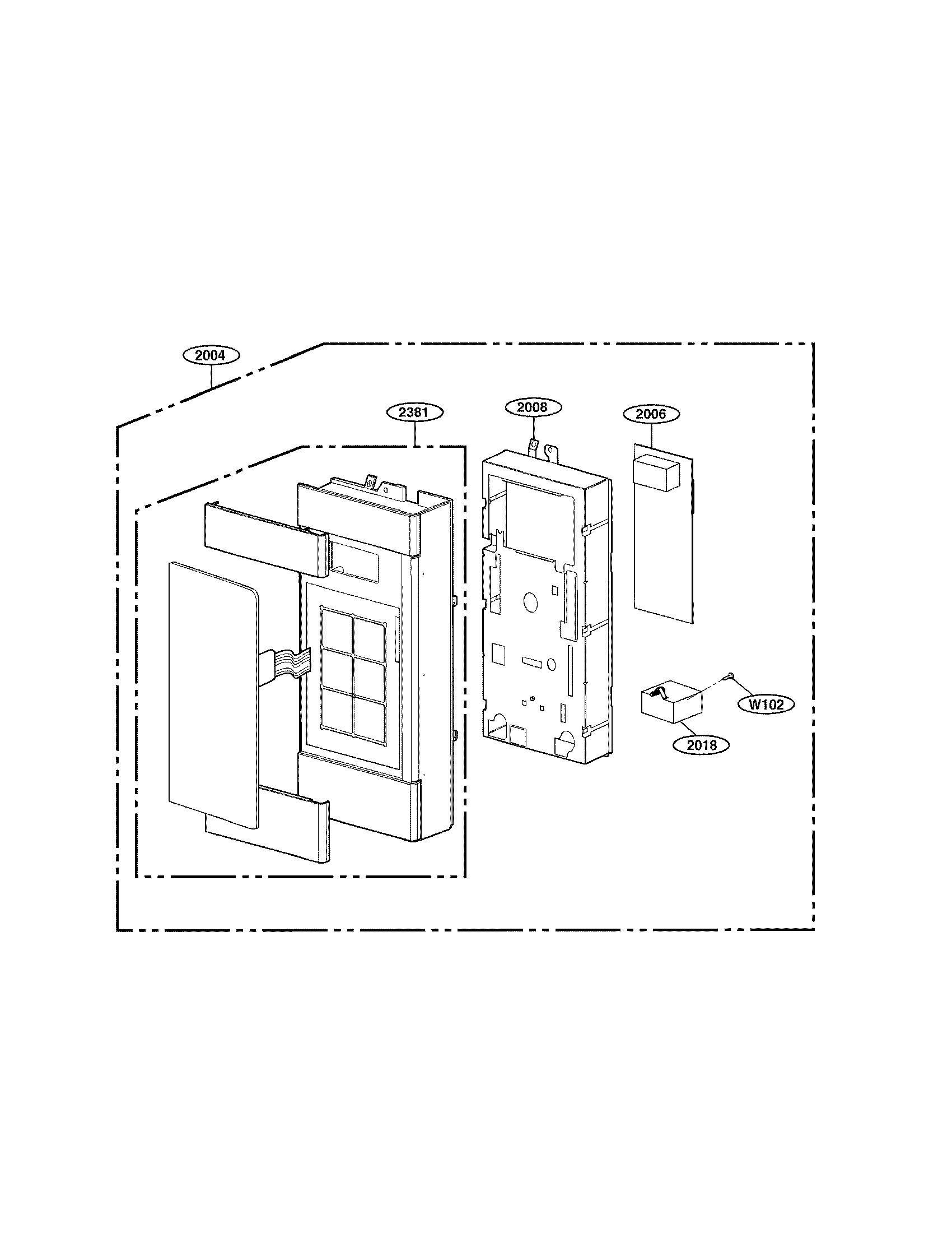 Lg Model Lmv1683st 00 Microwave Hood Combo Genuine Parts