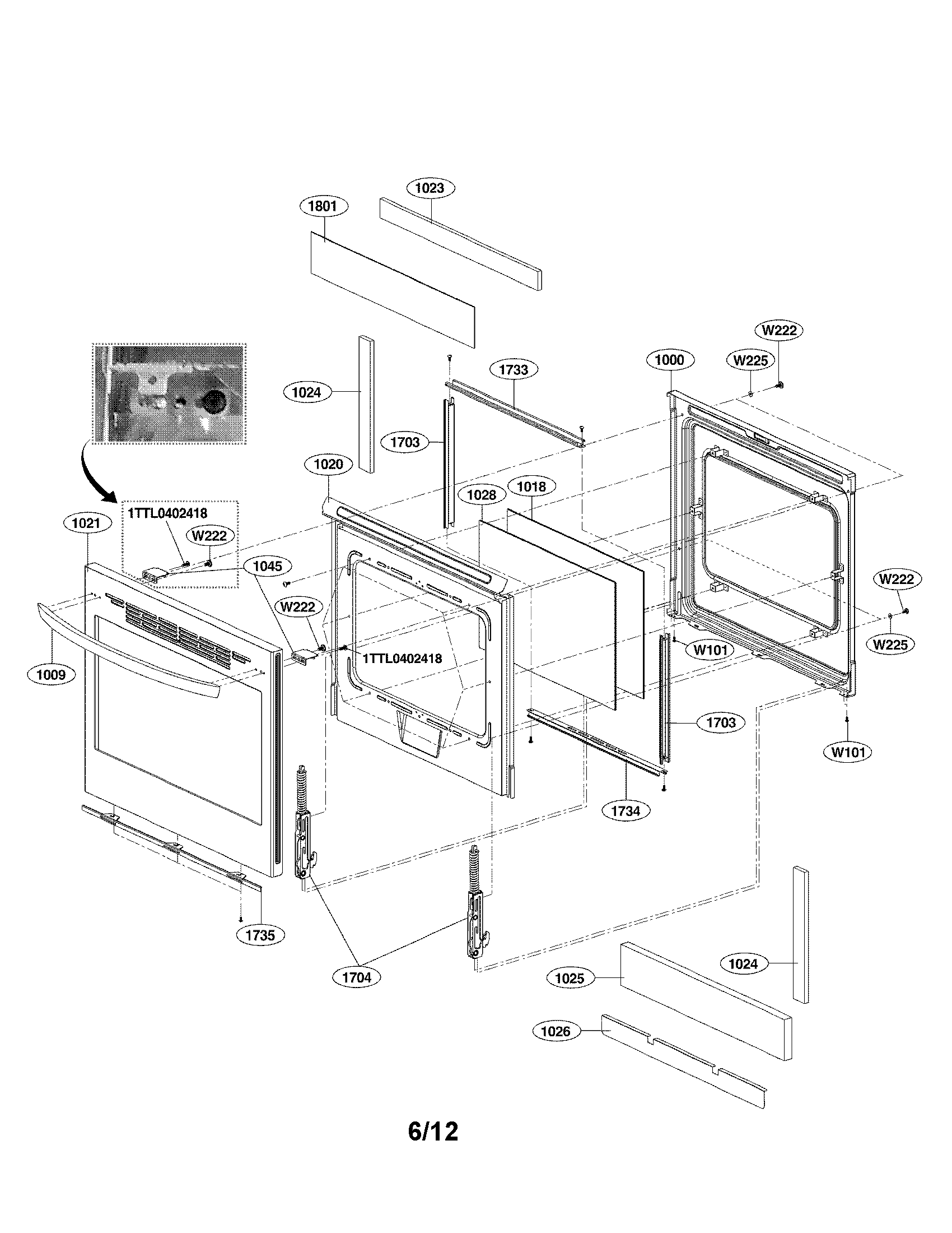 Lg Model Lre3025st Free Standing Electric Genuine Parts