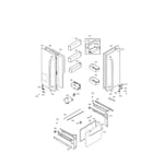 LG LFX25974ST/01 bottom-mount refrigerator parts | Sears PartsDirect