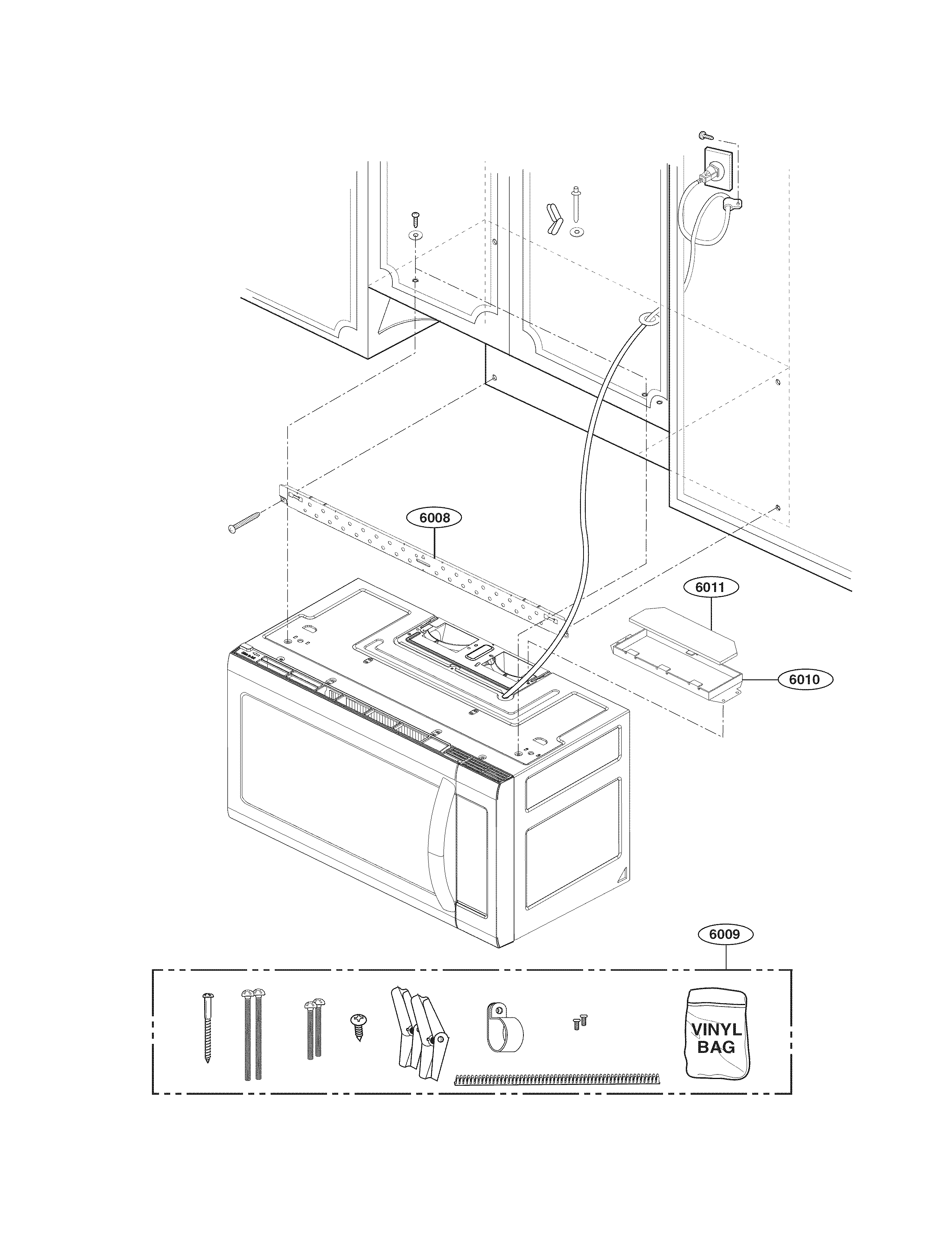Lg Lmv2031st 00 Microwave Hood Combo Parts Sears Partsdirect Lg Lmv2031st 00 Microwave Hood Combo