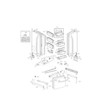 LG LFX25991ST/06 bottom-mount refrigerator parts | Sears PartsDirect