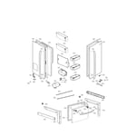 LG LFX28968ST/02 bottom-mount refrigerator parts | Sears PartsDirect