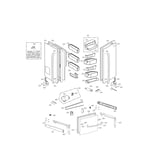 LG LFX33975ST/03 bottom-mount refrigerator parts | Sears PartsDirect