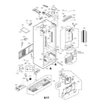 LG LFXS29626W/01 bottom-mount refrigerator parts | Sears PartsDirect