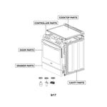 LG LSE4611ST/00 electric range parts | Sears PartsDirect