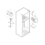 LG LTCS24223D/00 top-mount refrigerator parts | Sears PartsDirect