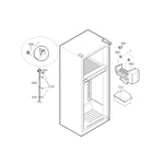 LG LTCS24223W/00 top-mount refrigerator parts | Sears PartsDirect
