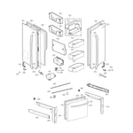 LG LFX28978ST/04 bottom-mount refrigerator parts | Sears PartsDirect