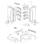 LG LFXC24726S/03 bottom-mount refrigerator parts | Sears PartsDirect