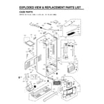 LG LFX28968ST/06 bottom-mount refrigerator parts | Sears PartsDirect