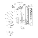 LG LSXS26326S/01 side-by-side refrigerator parts | Sears PartsDirect