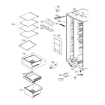 LG LSXS26326S/02 side-by-side refrigerator parts | Sears PartsDirect