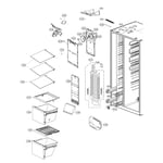 LG LSXC22426S/00 side-by-side refrigerator parts | Sears PartsDirect