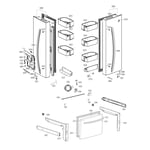 LG LFDS22520S/00 bottom-mount refrigerator parts | Sears PartsDirect