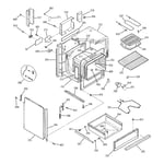Looking for GE model JSS26BD2BB electric range repair & replacement parts?