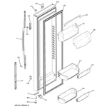 GE PSR26LGPBBB side-by-side refrigerator parts | Sears PartsDirect