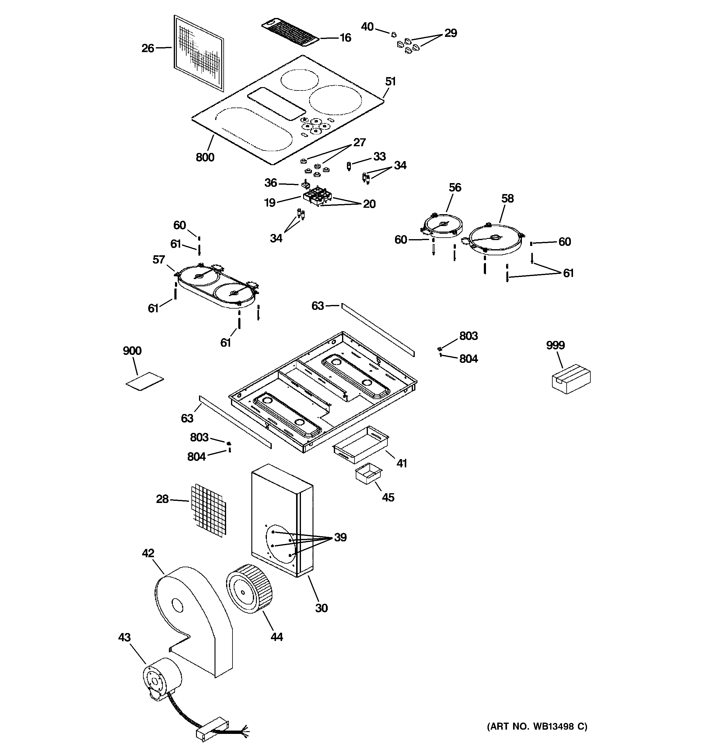 Looking For Ge Model Jp989bk1bb Electric Cooktop Repair