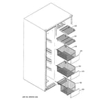 GE GCE21MGTJFSS side-by-side refrigerator parts | Sears PartsDirect