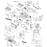 GE EVM1750DM2BB microwave/hood combo parts Sears PartsDirect