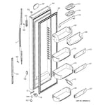 GE PSC23MGMBBB side-by-side refrigerator parts | Sears PartsDirect