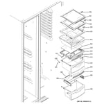 GE GSHS6NGBBHSS side-by-side refrigerator parts | Sears PartsDirect